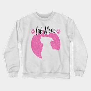 Lab Mom, Labrador Retriever lover Mother's Day Crewneck Sweatshirt